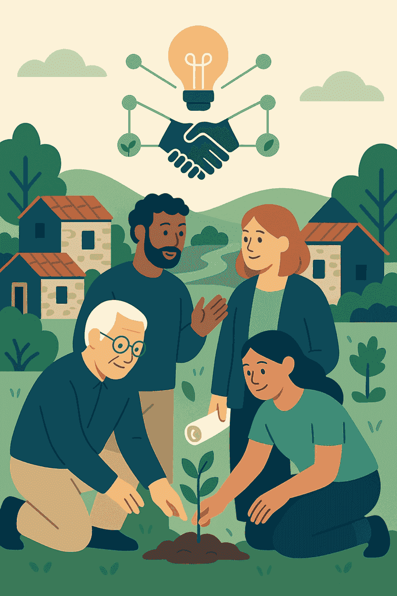 Red vecinal de Ames reunida